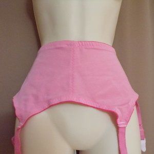 Beautiful Pink Slip-On Garter Belt Size XL